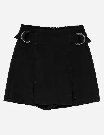 Fusta pantalon Bershka, negru