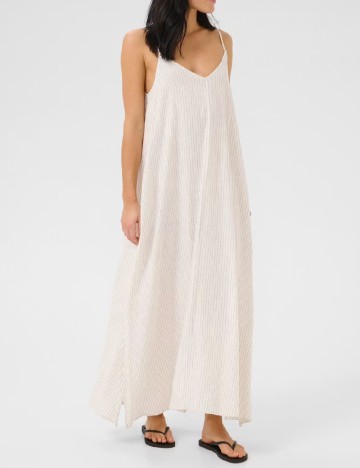Rochie lunga My Essential Wardrobe, alb