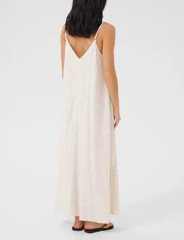 Rochie lunga My Essential Wardrobe, alb
