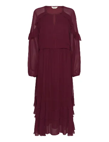Rochie lunga Part Two, visiniu