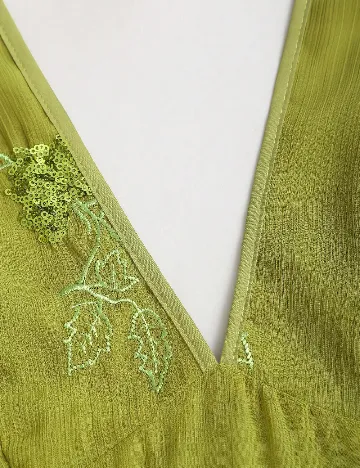 Rochie scurta SHEIN, verde