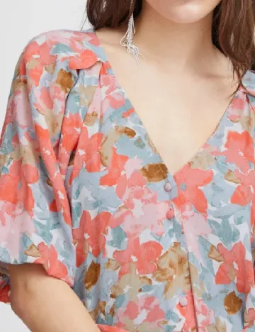 Rochie medie Ichi, floral print