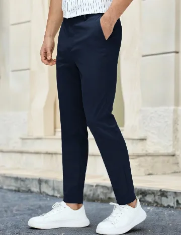 Pantaloni SHEIN, bleumarin