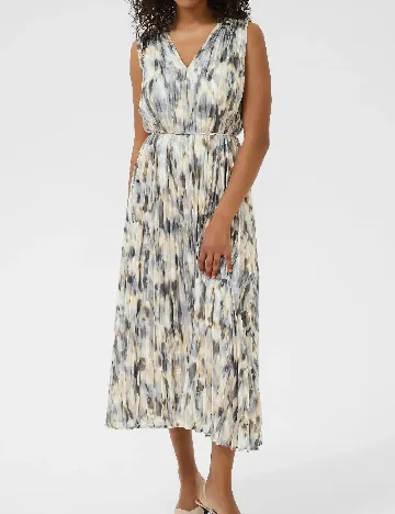 Rochie medie Kaffe Curve, mix culori