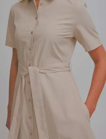Rochie scurta Ichi, bej