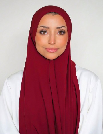 Hijab SHEIN, rosu