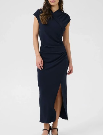 Rochie lunga My Essential Wardrobe, bleumarin