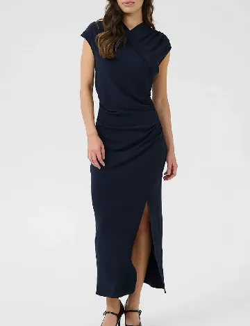 Rochie lunga My Essential Wardrobe, bleumarin