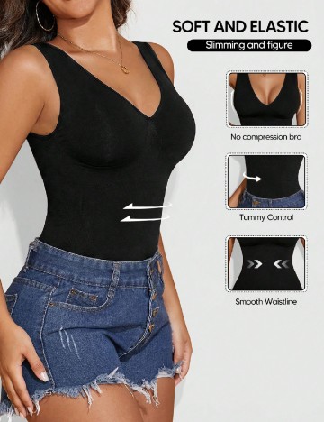 Top SHEIN, negru