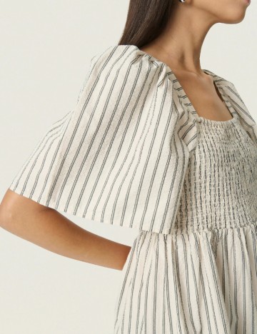 Rochie medie Soaked In Luxury, bej