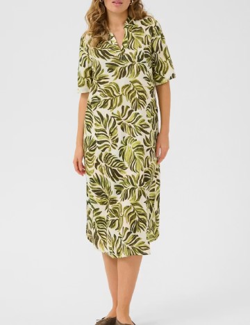 Rochie medie Bon a Parte, verde