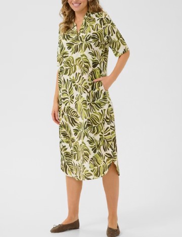 Rochie medie Bon a Parte, verde