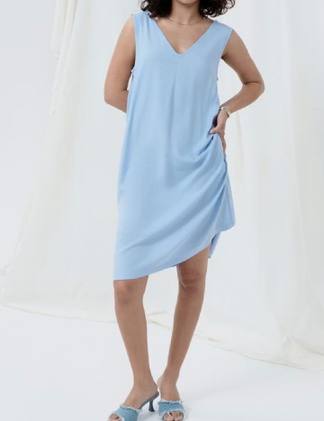 Rochie scurta Kaffe, albastru