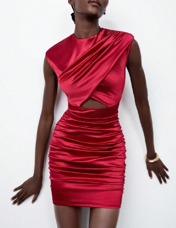 Rochie scurta SHEIN, rosu
