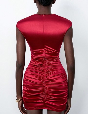 Rochie scurta SHEIN, rosu