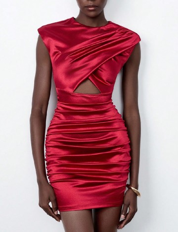 Rochie scurta SHEIN, rosu