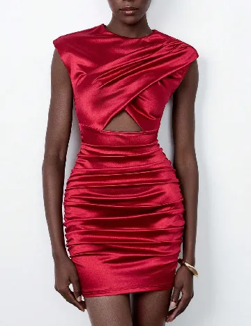 Rochie scurta SHEIN, rosu
