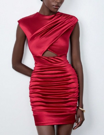 Rochie scurta SHEIN, rosu
