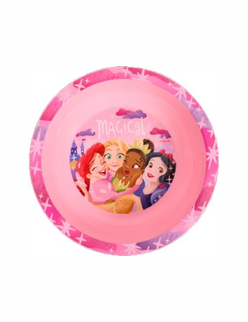 Bol de plastic Disney, roz