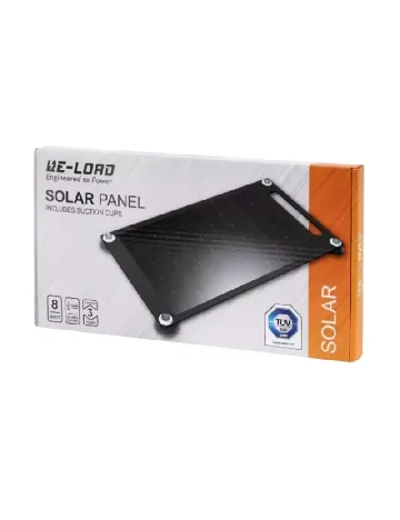 Panou solar 8W Re-load, negru