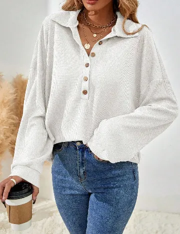 Bluza SHEIN, alb