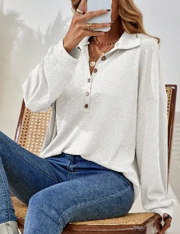 Bluza SHEIN, alb