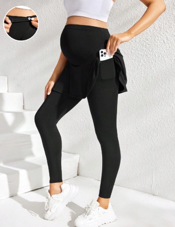Colanti SHEIN Maternity, negru