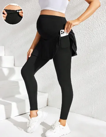Colanti SHEIN Maternity, negru