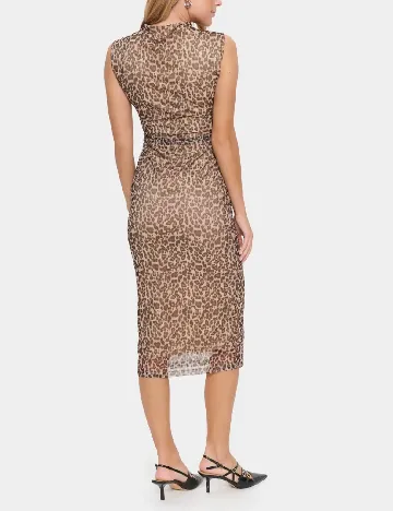 Rochie medie Saint Tropez, animal print
