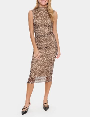 Rochie medie Saint Tropez, animal print