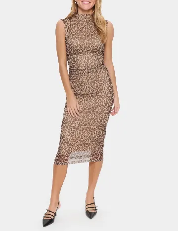 Rochie medie Saint Tropez, animal print