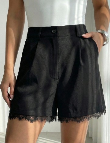 Pantaloni scurti SHEIN, negru