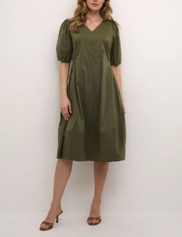 Rochie medie Culture, verde