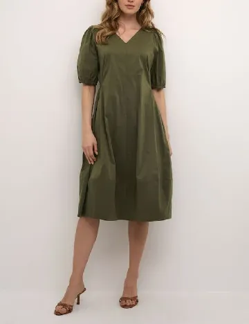 Rochie medie Culture, verde