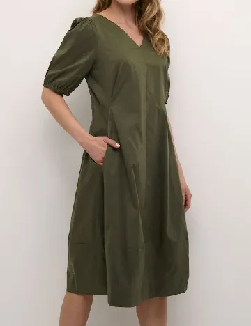 Rochie medie Culture, verde