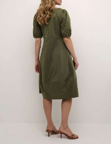 Rochie medie Culture, verde