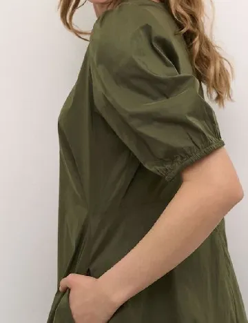 Rochie medie Culture, verde