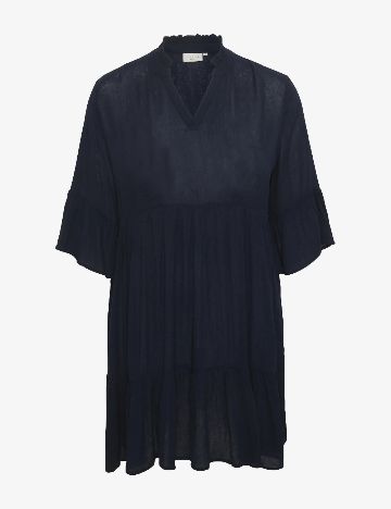 Rochie scurta Kaffe Curve, bleumarin