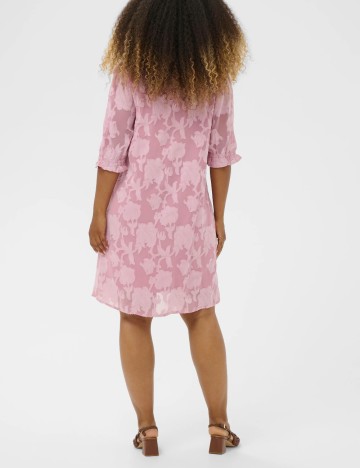 Rochie scurta Cream, roz