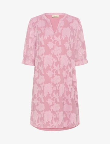 Rochie scurta Cream, roz