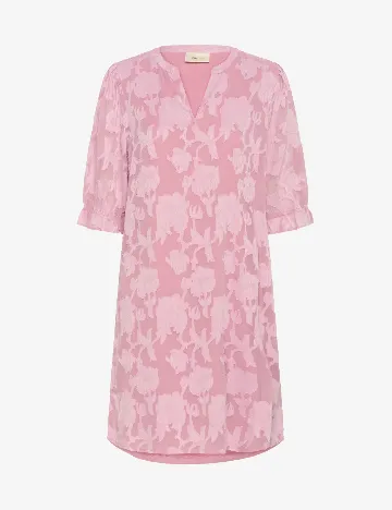 Rochie scurta Cream, roz