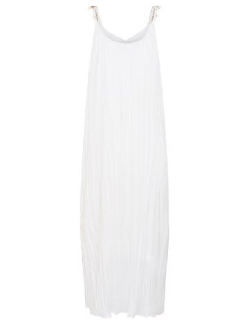 Rochie lunga Cream, alb