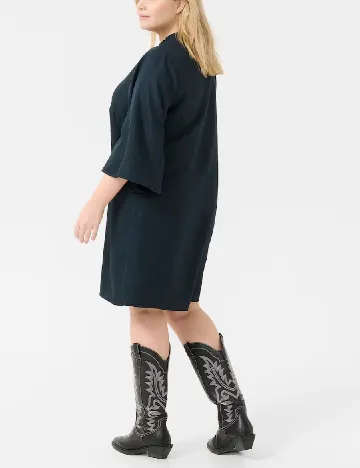Rochie scurta Kaffe Curve, bleumarin
