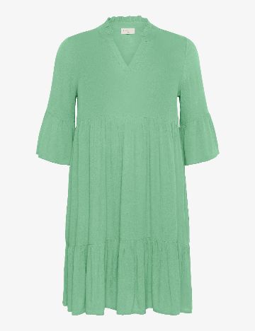 Rochie scurta Kaffe Curve, verde