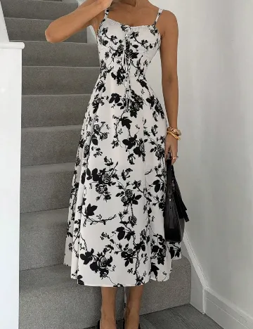 Rochie medie SHEIN, alb