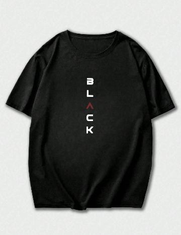 Tricou Oversize SHEIN, negru