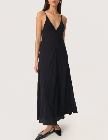 Rochie lunga Soaked In Luxury, negru