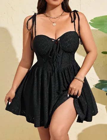 Rochie scurta SHEIN CURVE, negru
