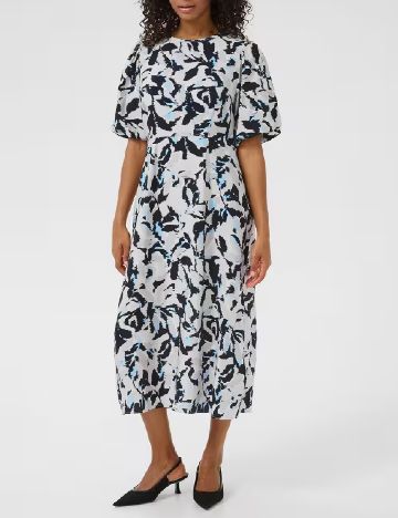 Rochie medie Kaffe, mix culori