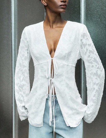 Bluza SHEIN, alb